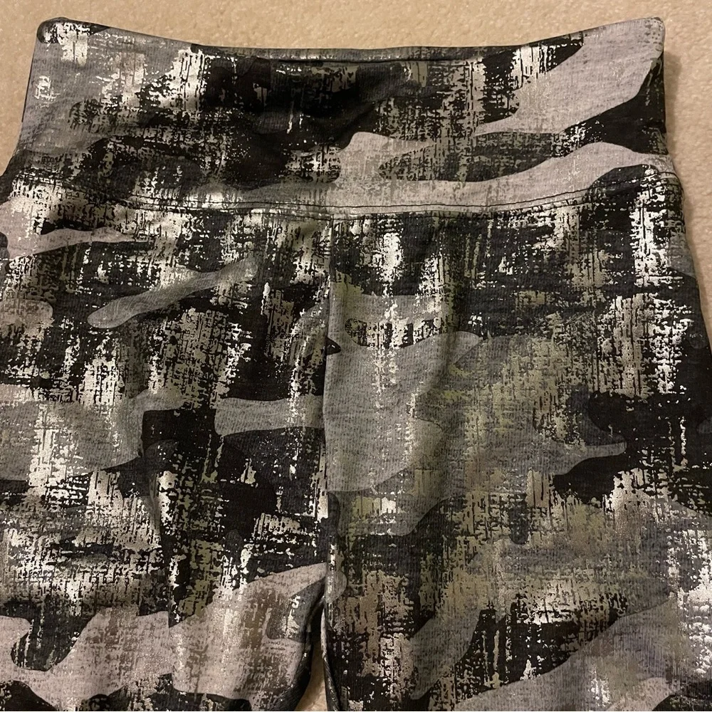 JUSTICE metallic sports leggings size 12 NWT